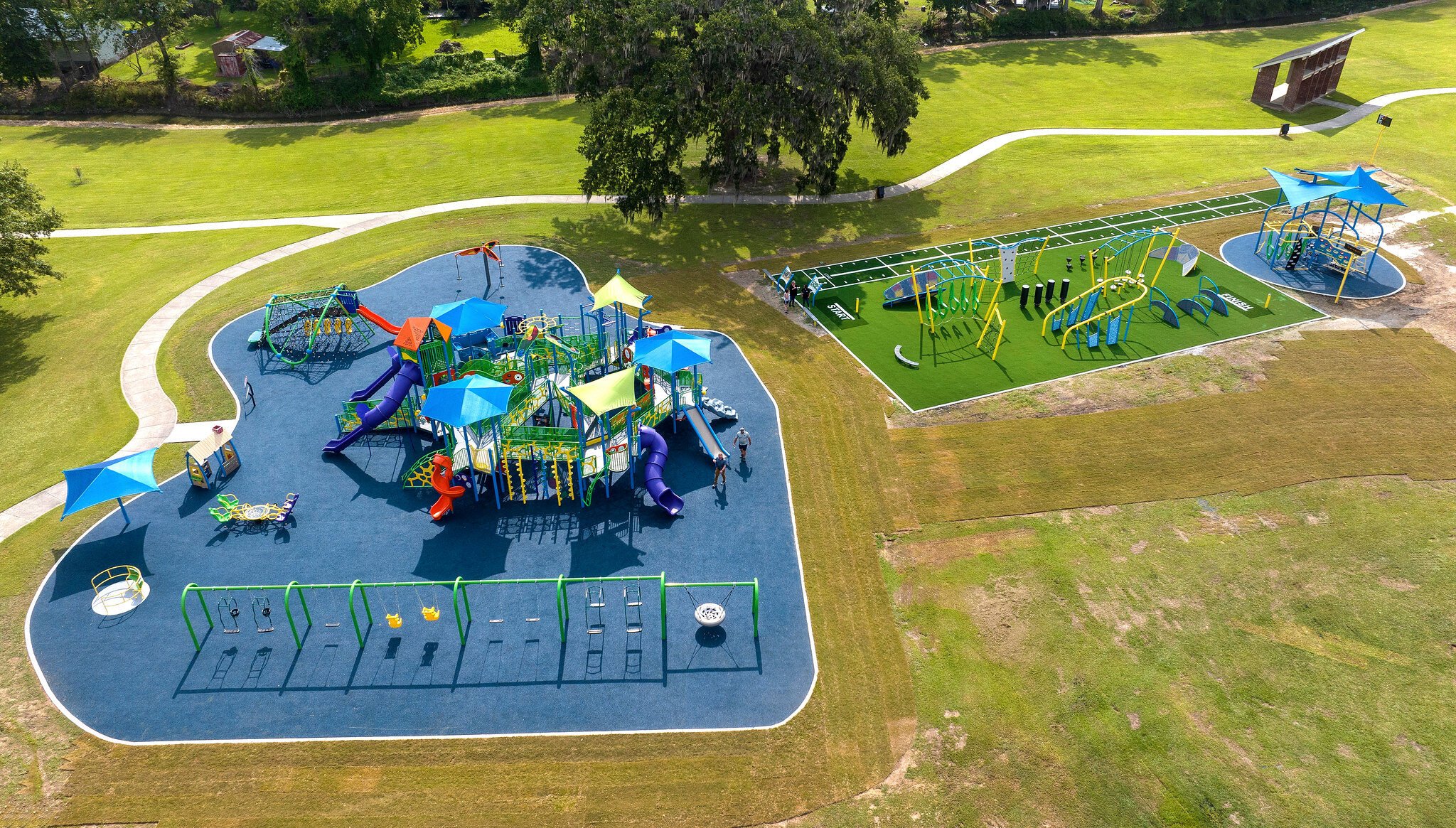 IMPACT Parks Inclusive Playground with Challenge Course
