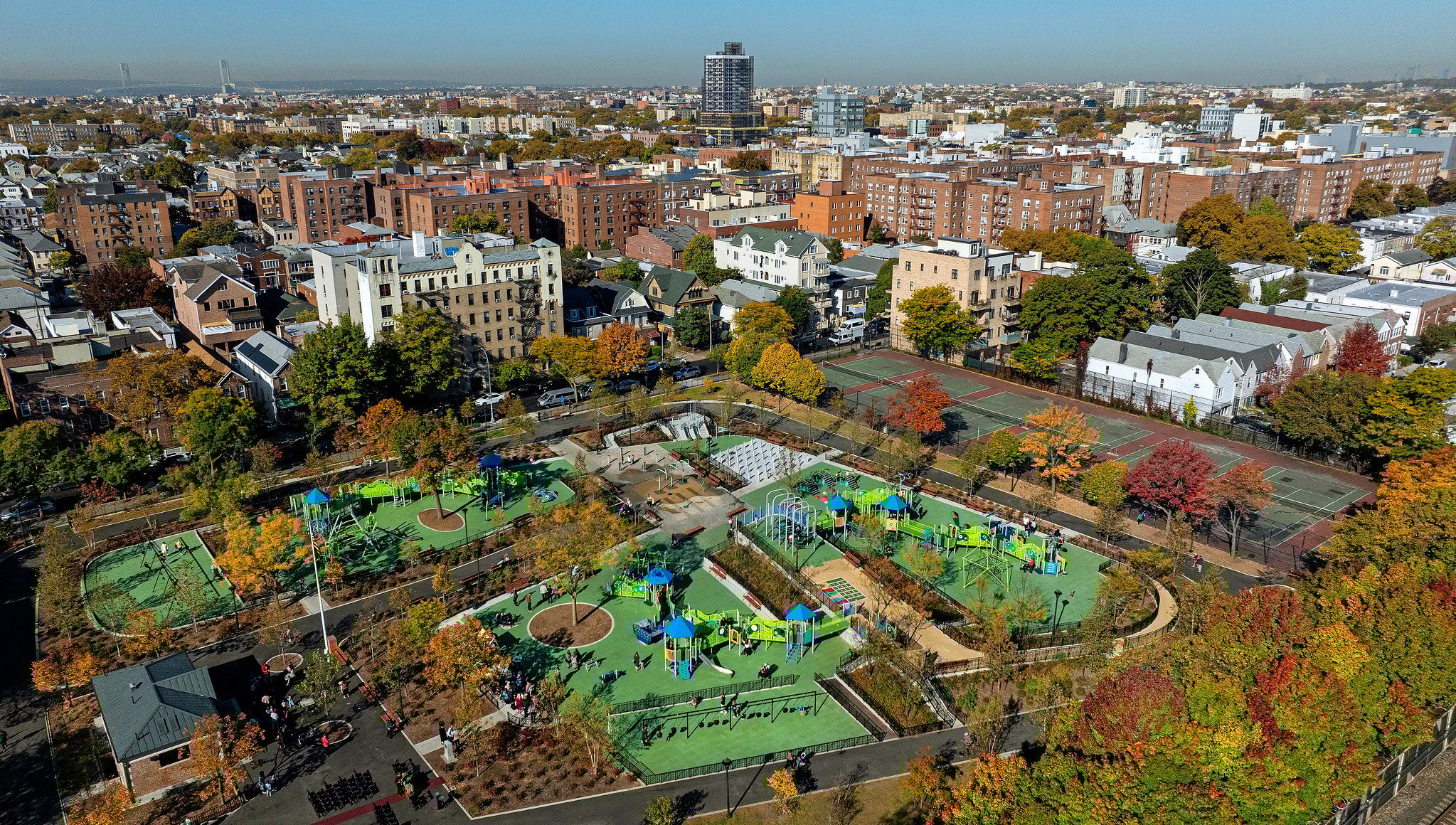 IMPACT Parks project within large city