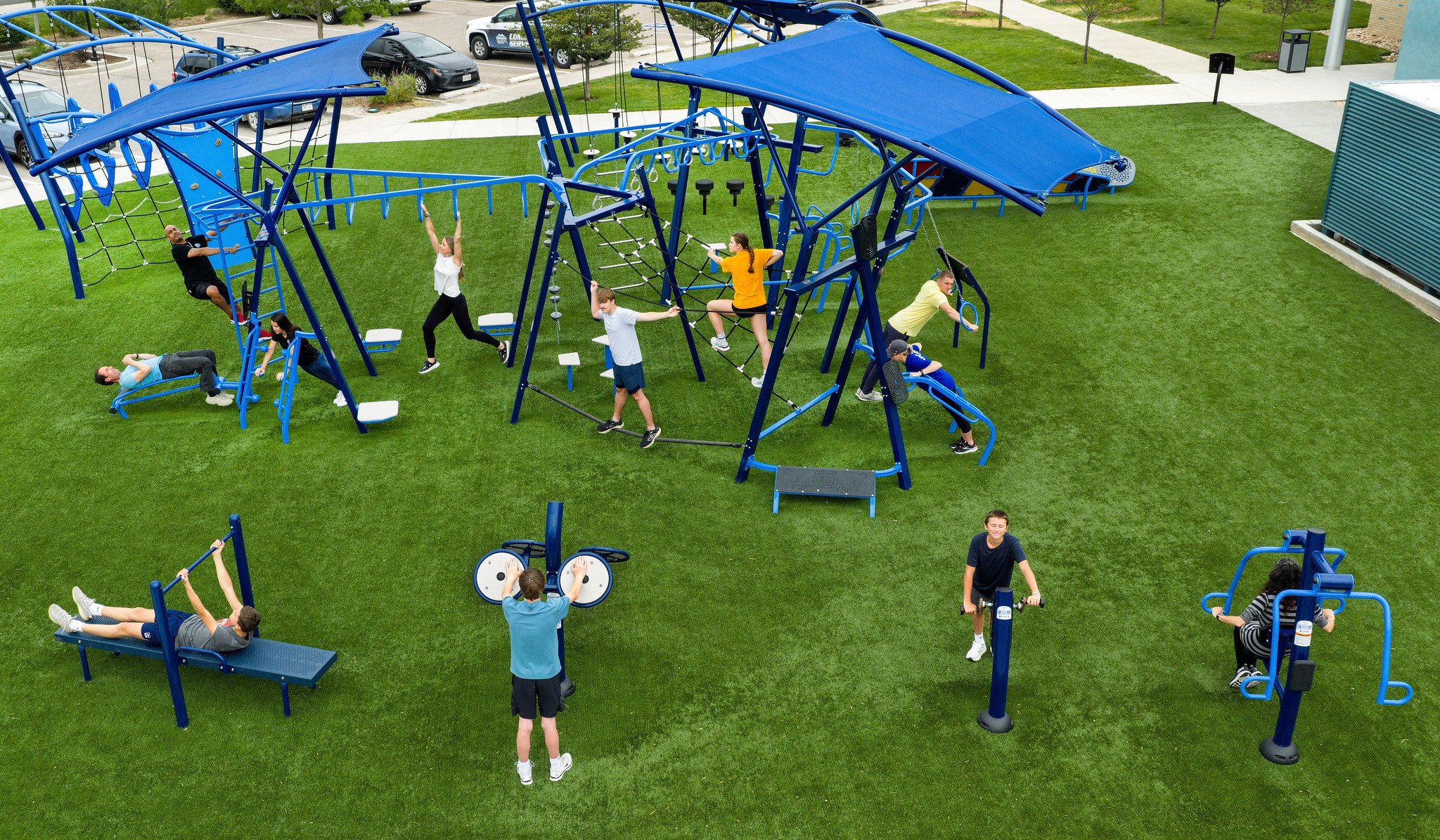 IMPACT Parks outdoor fitness park