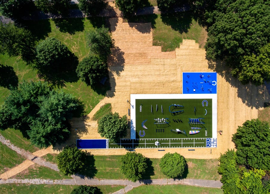 outdoor fitness complex