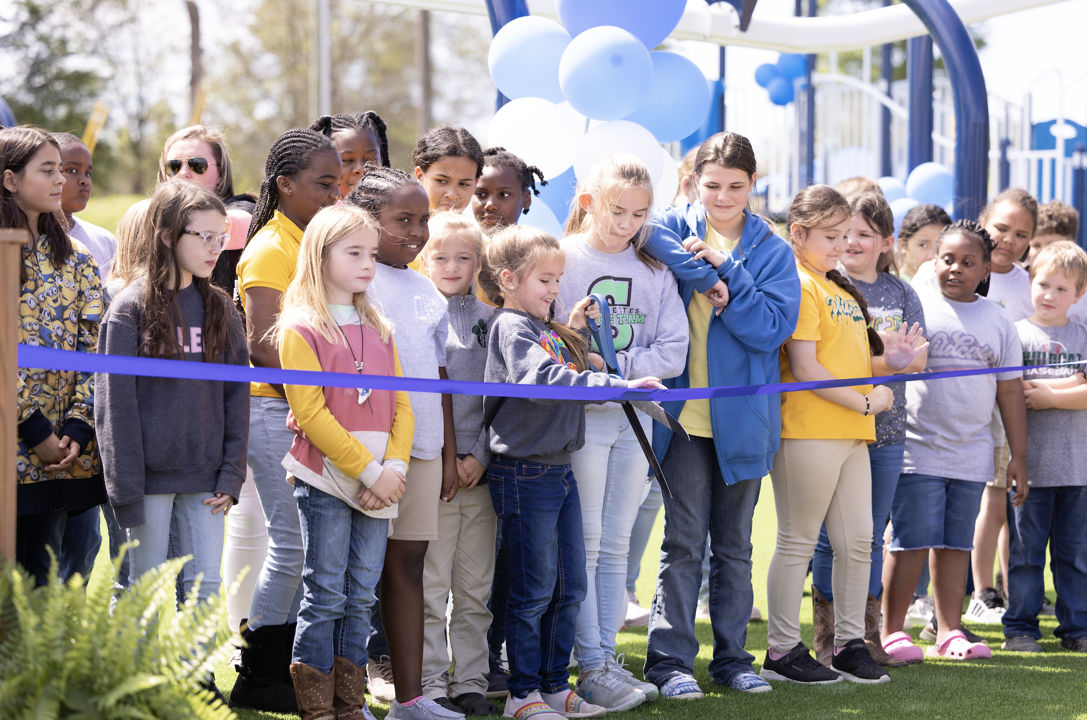 Grand opening of BCBS playground by IMPACT Parks