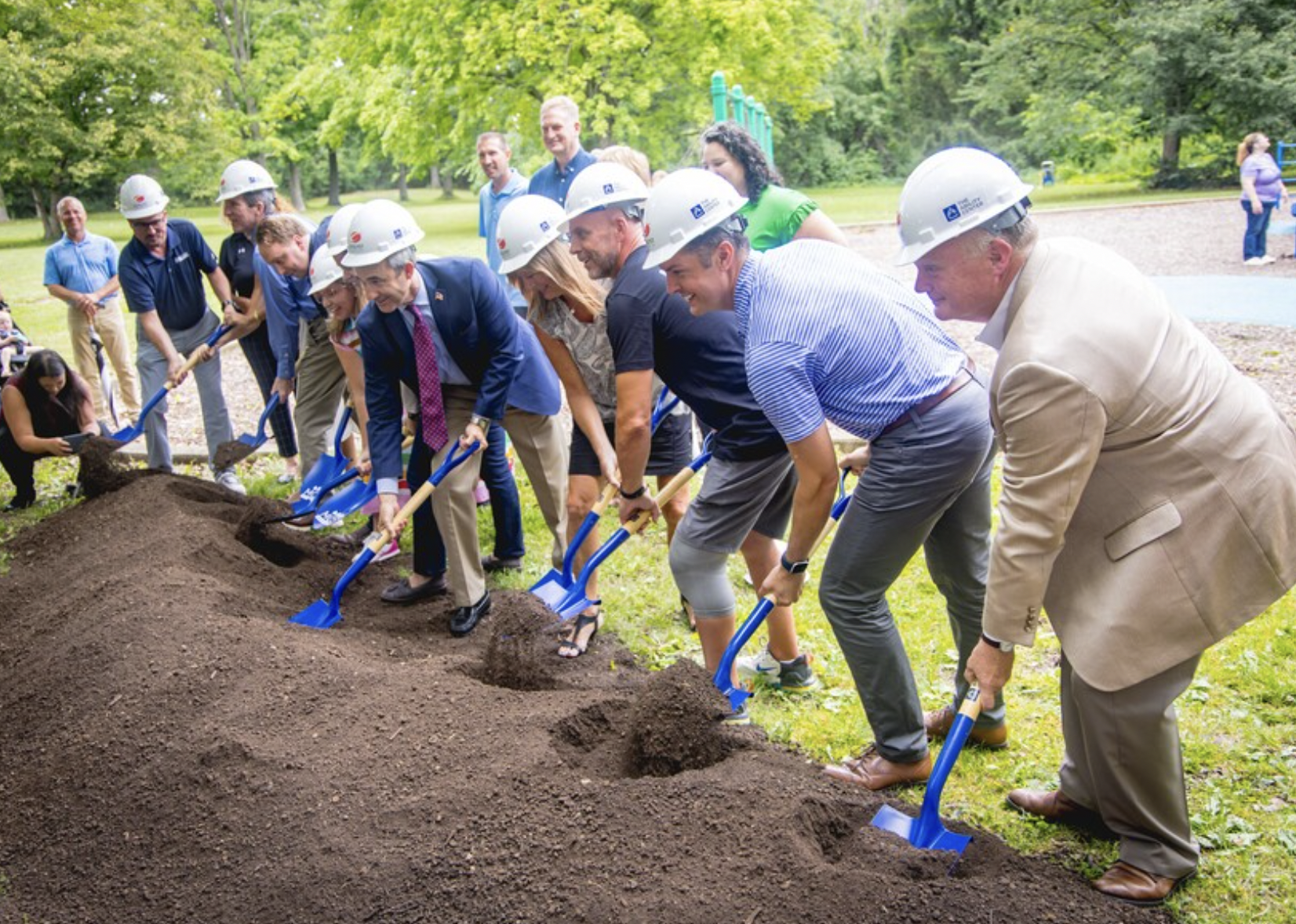 Community groundbreaking with Ability Center and IMPACT Parks