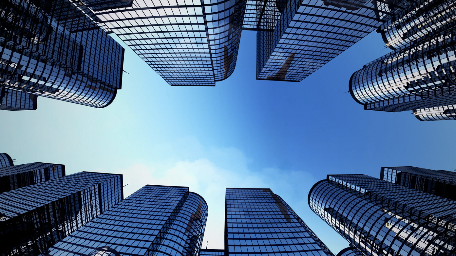 Corporate offices in skyline
