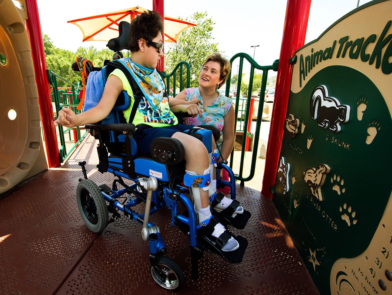 inclusive playground accessible panel