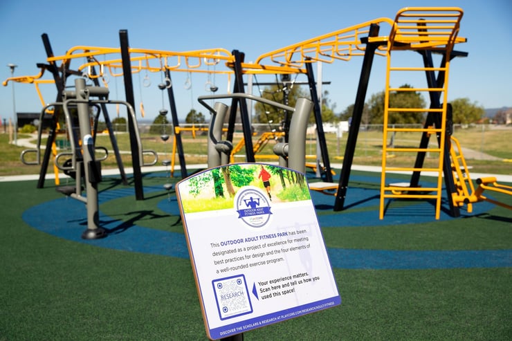 Park signage to collects data
