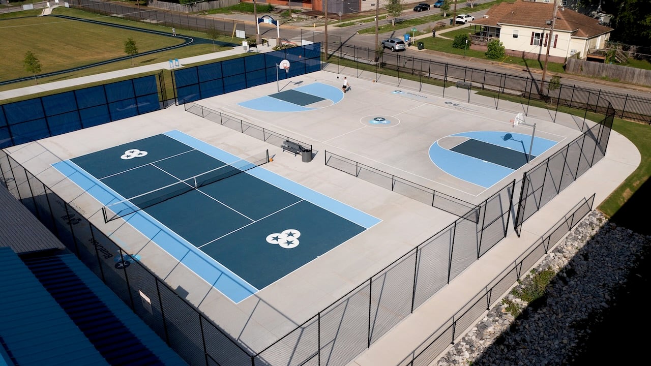 IMPACT Parks BCBS Basketball and Tennis Courts