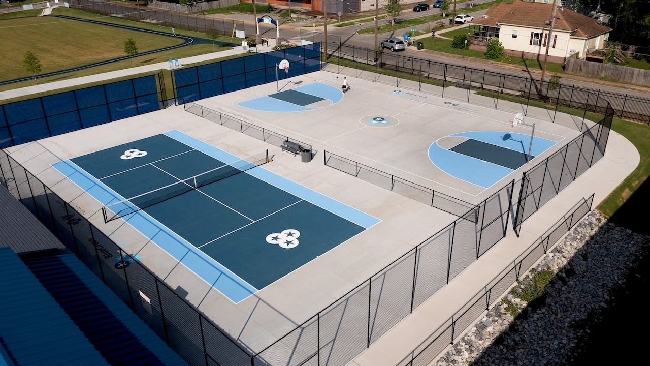 IMPACT Parks BCBS Basketball and Tennis Courts IMPACT Parks BCBS Basketball and Tennis Courts
