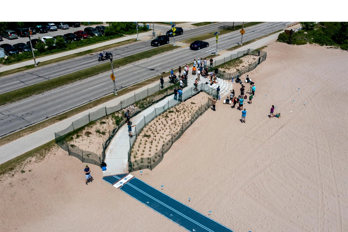 Brandford Beach Wheelchair Path