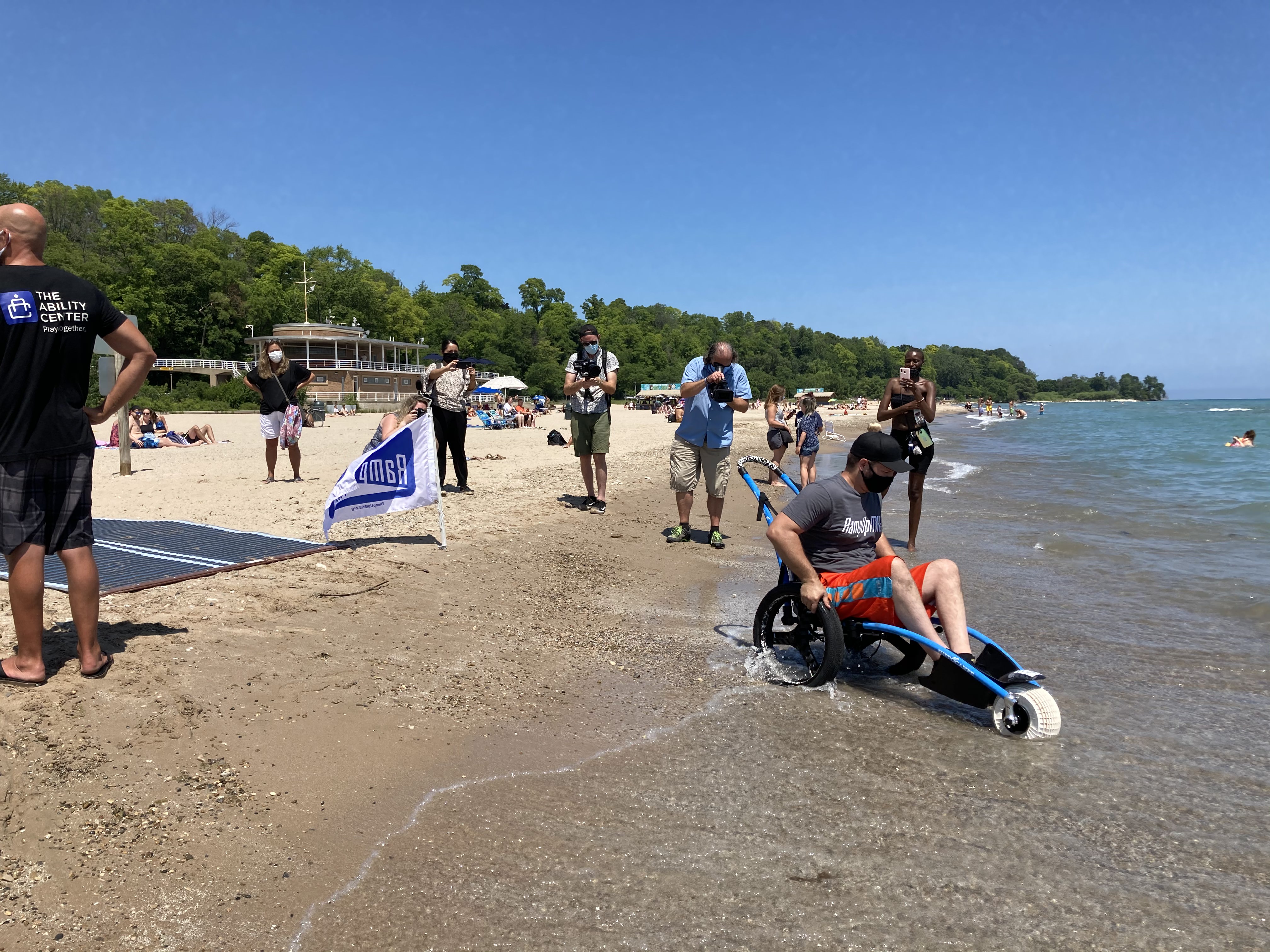 Brandford Beach Wheelchair User